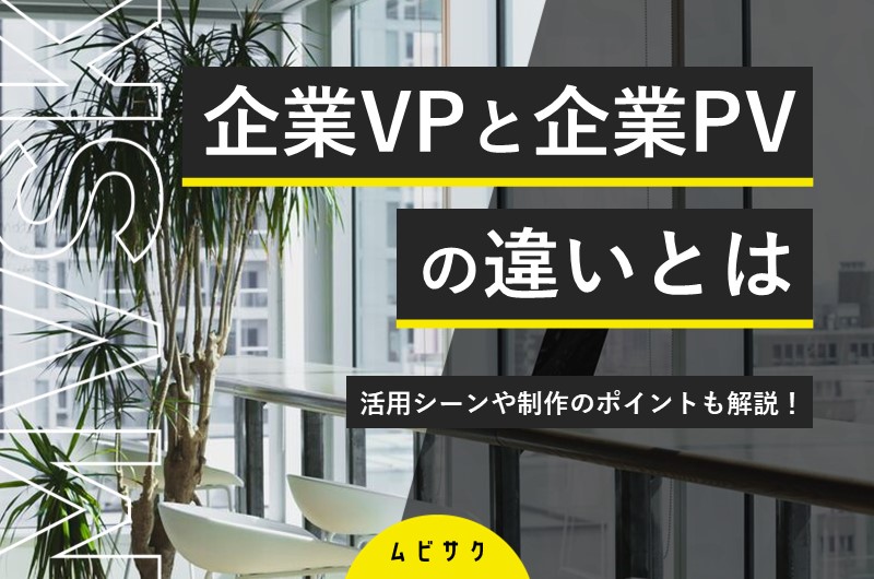 企業VP（ビデオパッケージ）とは？企業PVとの違いや活用事例と制作のポイントを解説