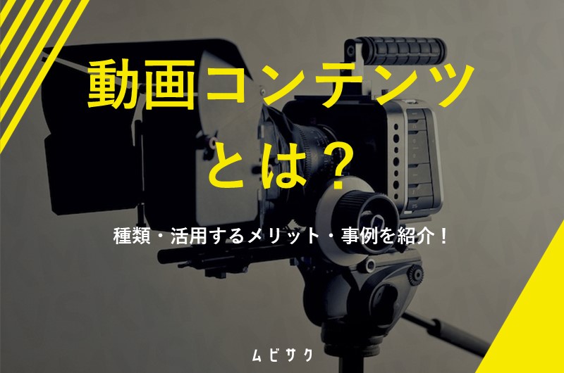 動画コンテンツの6つの種類とは？特徴やメリットを事例とともに紹介！