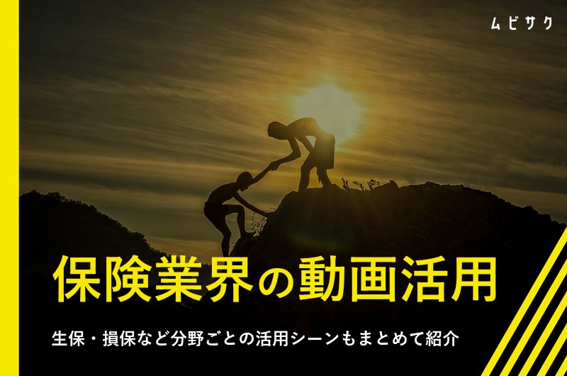 保険業界の動画活用事例9選！メリットや効果的な制作のコツも解説