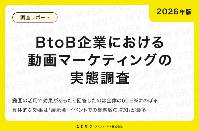 【2026年版】BtoB企業における動画マーケティングの実態調査｜60.6%の企業が効果があったと回答
